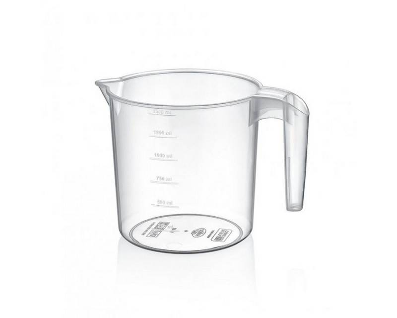 hobby life Messbecher Runder Messbecher Messglas Messbehälter 1000 ml Transparent von hobby life