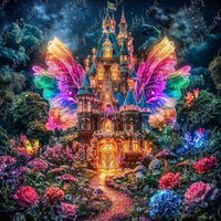 Diy Diamond Painting Full Screen Dream Castle Elf Wings Night Garden Manga Fantasy Anime Special Stones Round Square Choice Canvas Diy Diamond Painting Full Screen Dream Castle Elf Wings Night Garden Manga Fantasy Anime Special Stones Round Square Choice Canvas von hobbyandprints