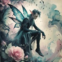 Diy Diamond Painting Full Screen Elf Butterfly Wings Fantasy Watercolor Fairy Man Legendary Anime Manga Comic Special Stones Round Square Diy Diamond Painting Full Screen Elf Butterfly Wings Fantasy Watercolor Fairy Man Legendary Anime Manga Comic Special Stones Round Square von hobbyandprints
