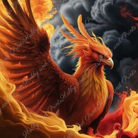 Diy Diamond Painting Full Screen Fire Phoenix Majesty Flames Bird Legendary Figure Special Stones Fantasy Choice Canvas Round Square Diy Diamond Painting Full Screen Fire Phoenix Majesty Flames Bird Legendary Figure Special Stones Fantasy Choice Canvas Round Square von hobbyandprints