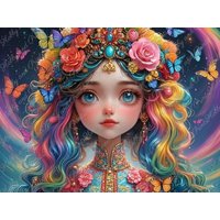 Diy Diamond Painting Full Screen Rainbow Girl Flowers Butterflies Fantasy Manga Comic Special Stones Choice Canvas Round Square Diy Diamond Painting Full Screen Rainbow Girl Flowers Butterflies Fantasy Manga Comic Special Stones Choice Canvas Round Square von hobbyandprints