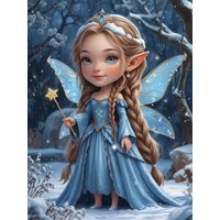 Diy Diamond Painting Full Screen Snow Fairy Magic Wand Tiara Fairytale Winter Elf Fantasy Legendary Figure Special Stones Round Square Diy Diamond Painting Full Screen Snow Fairy Magic Wand Tiara Fairytale Winter Elf Fantasy Legendary Figure Special Stones Round Square von hobbyandprints