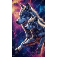 Diy Diamond Painting Full Screen Wolf Father Puppy Young Son Family Galaxy Animal Special Stones Round Square Choice Canvas Diy Diamond Painting Full Screen Wolf Father Puppy Young Son Family Galaxy Animal Special Stones Round Square Choice Canvas von hobbyandprints