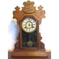 Pendeluhr - American Cottage Clock The Ansonia Co. Vintage Mantle Pendeluhr - American Cottage Clock The Ansonia Co. Vintage Mantle von hobbybobbys