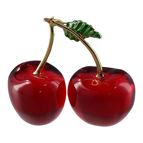 hobbyme Kristall Kirsche Ornament Kleine Kirsche Dekoration Kristall Sammlerstück Statue Raumdekoration Kirsche Tischplatte Ornament Home Office Tischdekoration Rot hobbyme Kristall Kirsche Ornament Kleine Kirsche Dekoration Kristall Sammlerstück Statue Raumdekoration Kirsche Tischplatte Ornament Home Office Tischdekoration Rot von hobbyme
