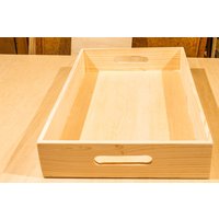 Serviertablett Aus Graviertem Kiefernholz Personalisiertes Frühstückstablett von hobbywoodromania