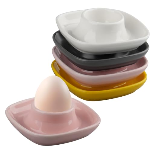 hocadon 4er Set Eierbecher Eier Frühstückseihalter Eierständer Porzellan Eierbecher Porzellan Bunt Eierhalter Set für Küchen, Restaurants, Partys Verwendet, 10x10x2cm hocadon 4er Set Eierbecher Eier Frühstückseihalter Eierständer Porzellan Eierbecher Porzellan Bunt Eierhalter Set für Küchen, Restaurants, Partys Verwendet, 10x10x2cm von hocadon