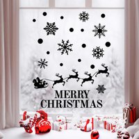 Fensterbild "Schlitten"/Merry Christmas Fensteraufkleber Advent Aufkleber Weihnachten von hochzeitsshopinvite