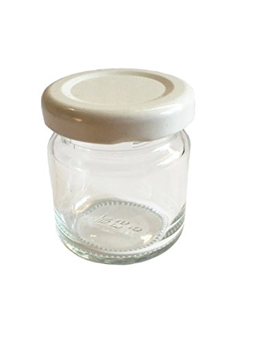 hocz 24er Set Sturzgläser Rundgläser Mini Gläser 53 ml Deckelfarbe Weiß To 43 Weiss hocz 24er Set Sturzgläser Rundgläser Mini Gläser 53 ml Deckelfarbe Weiß To 43 Weiss von hocz