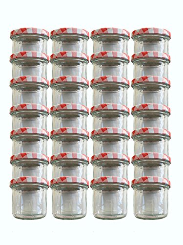 hocz 100 x Marmeladengläser 125ml - Einmachgläser Rot kariert TO 66 - Einweckgläser mit Schraub-Deckel - Einkochgläser klein Früchte hocz 100 x Marmeladengläser 125ml - Einmachgläser Rot kariert TO 66 - Einweckgläser mit Schraub-Deckel - Einkochgläser klein Früchte von hocz