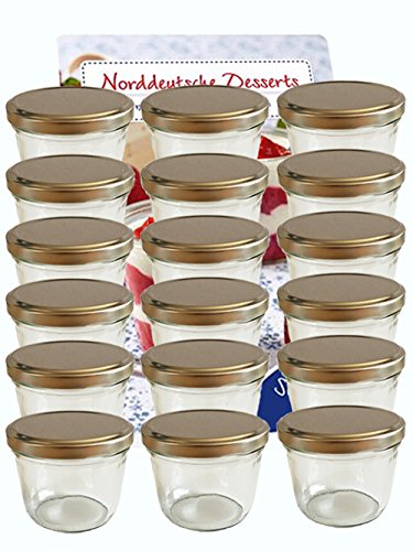 hocz 100 x Marmeladengläser 230ml - Einmachgläser Silber TO 82 - Einweckgläser mit Schraub-Deckel - Einkochgläser klein - Made in Germany hocz 100 x Marmeladengläser 230ml - Einmachgläser Silber TO 82 - Einweckgläser mit Schraub-Deckel - Einkochgläser klein - Made in Germany von hocz