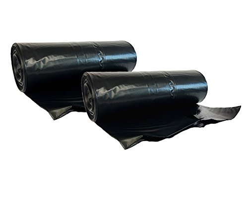 20 x 240 Liter Müllsack | reißfest extra stark | 10 stück auf Rolle | 20 Stück | 2 Rollen | Typ 021 | Müllsäcke Abfall-Säcke XXL Müllbeutel | 70 μ Schwarz | LDPE | Blauer Engel Made in Germany von hocz