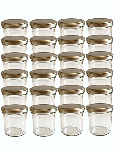 hocz 20 x Marmeladengläser 167ml - Einmachgläser Silber TO 66 - Einweckgläser mit Schraub-Deckel - Einkochgläser klein - Made in Germany hocz 20 x Marmeladengläser 167ml - Einmachgläser Silber TO 66 - Einweckgläser mit Schraub-Deckel - Einkochgläser klein - Made in Germany von hocz