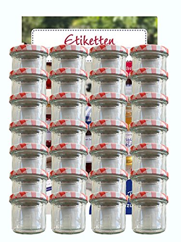hocz Vorratsgläser Sturzgläser Set Menge 10 Stück Füllmenge 125 ml inkl. Schraubdeckel Deckelfarbe Rot Karriert 10 Etiketten Allrounder Marmeladengläser Einmachgläser Haushaltsetiketten hocz Vorratsgläser Sturzgläser Set Menge 10 Stück Füllmenge 125 ml inkl. Schraubdeckel Deckelfarbe Rot Karriert 10 Etiketten Allrounder Marmeladengläser Einmachgläser Haushaltsetiketten von hocz