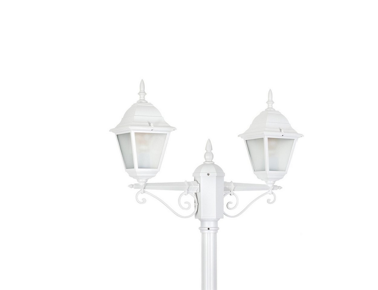 hofstein Außen-Stehlampe moderne Wegeleuchte aus Metall/Glas in Weiß/Milchglas, ohne Leuchtmittel, Kandelaber, Gartenbeleuchtung IP44, 2x E27, ohne Leuchtmittel hofstein Außen-Stehlampe moderne Wegeleuchte aus Metall/Glas in Weiß/Milchglas, ohne Leuchtmittel, Kandelaber, Gartenbeleuchtung IP44, 2x E27, ohne Leuchtmittel von hofstein