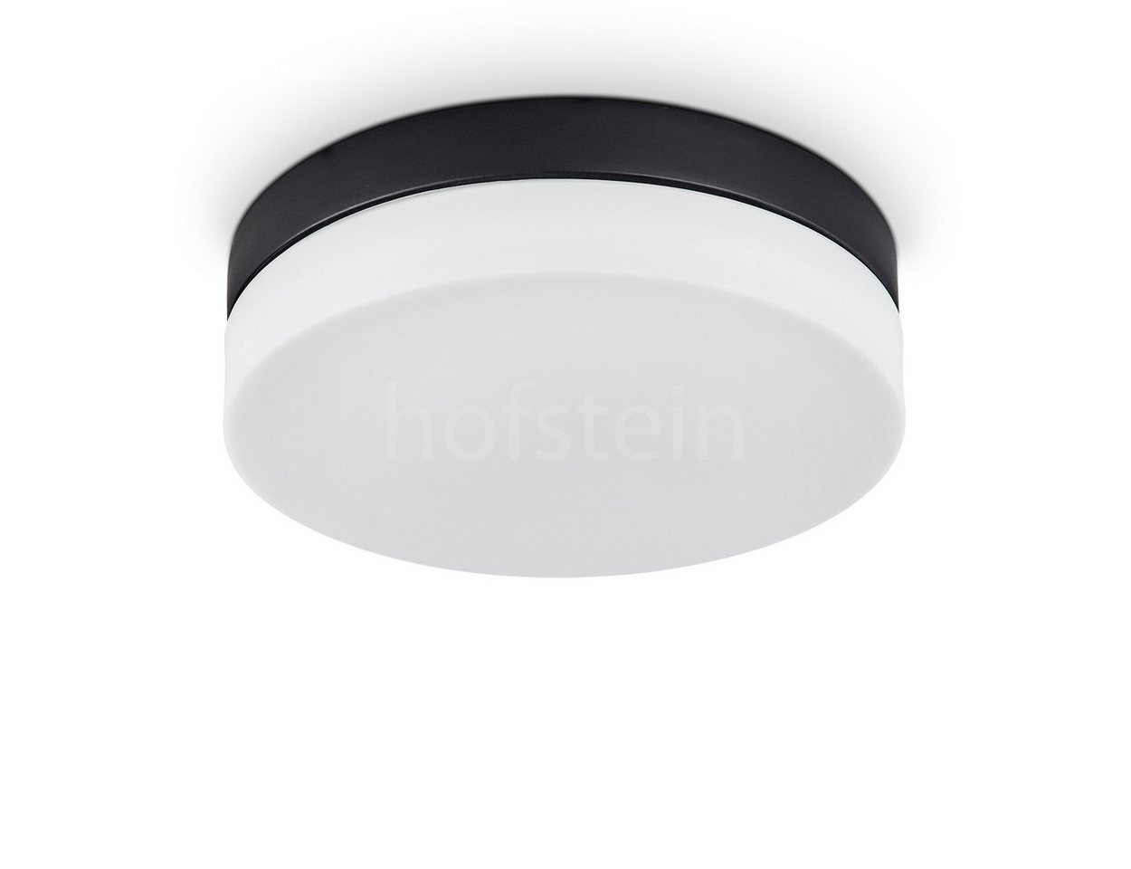 hofstein Deckenleuchte »Sospirold« aus Aluminium/Glas in Schwarz/Weiß, ohne Leuchtmittel, runde Deckenlampe, E27, IP44 hofstein Deckenleuchte »Sospirold« aus Aluminium/Glas in Schwarz/Weiß, ohne Leuchtmittel, runde Deckenlampe, E27, IP44 von hofstein