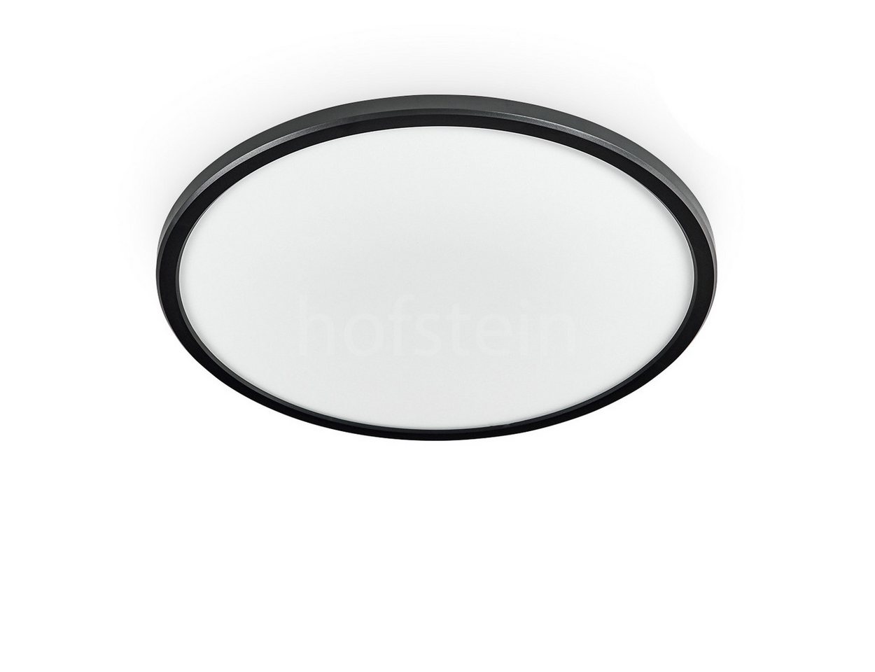hofstein Deckenleuchte runde Deckenlampe aus Kunststoff in Schwarz/Weiß, LED wechselbar, 3000 Kelvin, Leuchte im modernen Design, dimmbar über Lichtschalter, 22 Watt hofstein Deckenleuchte runde Deckenlampe aus Kunststoff in Schwarz/Weiß, LED wechselbar, 3000 Kelvin, Leuchte im modernen Design, dimmbar über Lichtschalter, 22 Watt von hofstein