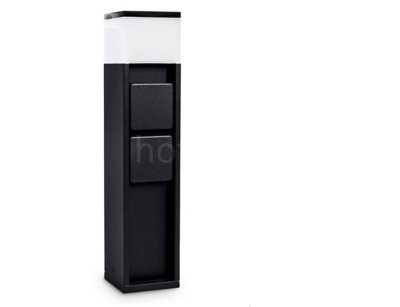 hofstein Gartenleuchte »Luriano« Steckdose, Leuchte aus Aluminium/Kunststoff in Schwarz/Weiß, 3000 Kelvin, Sockelleuchte mit 2 Steckdosen, 16A 250 V, LED, 750 Lumen hofstein Gartenleuchte »Luriano« Steckdose, Leuchte aus Aluminium/Kunststoff in Schwarz/Weiß, 3000 Kelvin, Sockelleuchte mit 2 Steckdosen, 16A 250 V, LED, 750 Lumen von hofstein