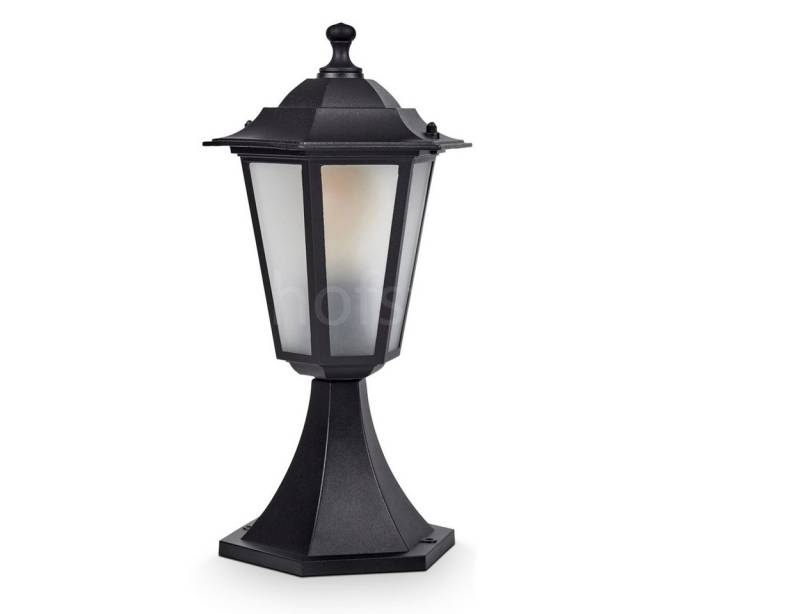 hofstein Pollerleuchte Sockelleuchte aus Metall/Glas in Schwarz/Milchglas, ohne Leuchtmittel, Wechselscheiben in Klar, Wegeleuchte, Gartenbeleuchtung IP44, 1 x E27 hofstein Pollerleuchte Sockelleuchte aus Metall/Glas in Schwarz/Milchglas, ohne Leuchtmittel, Wechselscheiben in Klar, Wegeleuchte, Gartenbeleuchtung IP44, 1 x E27 von hofstein