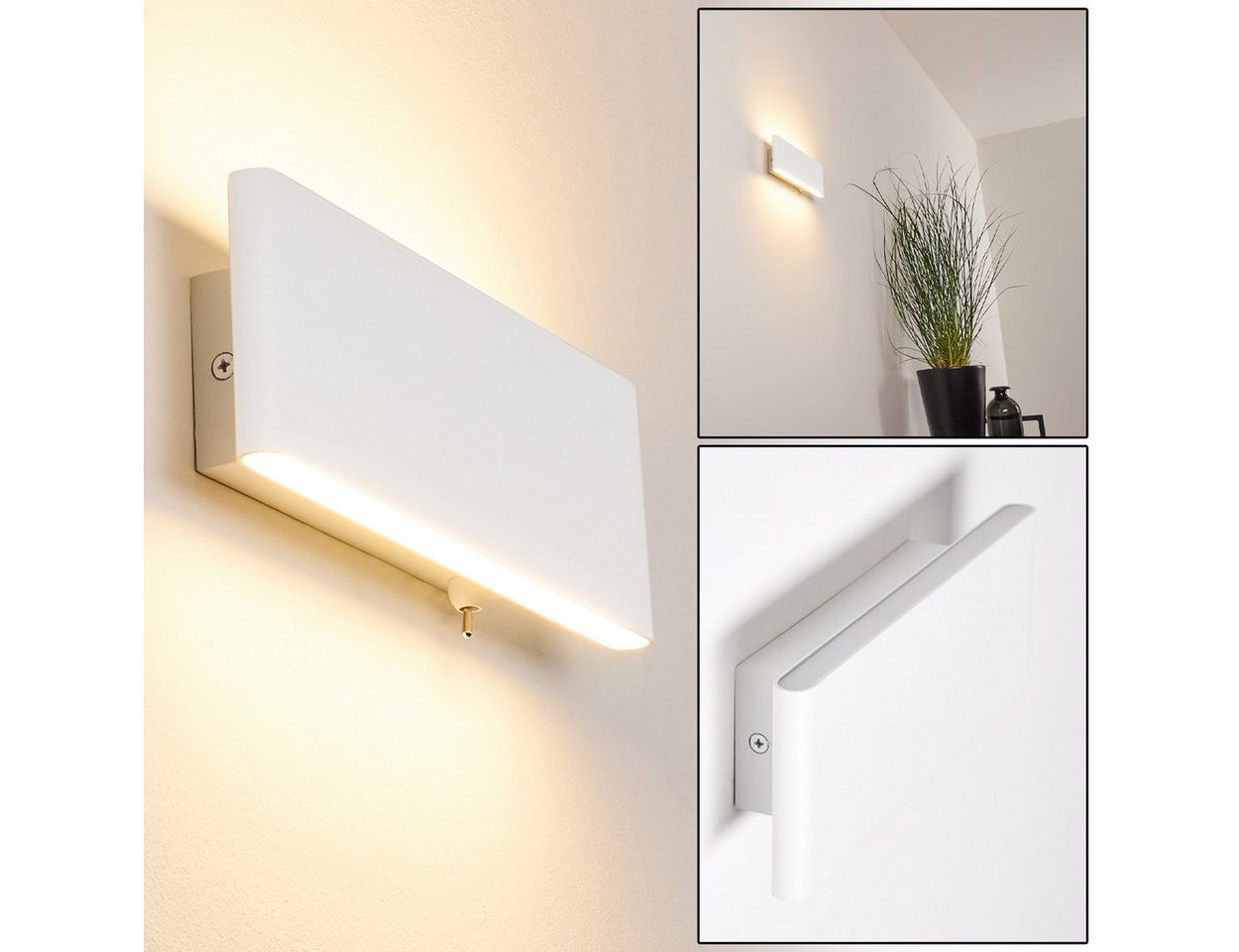 hofstein Wandleuchte UP Down Flur Strahler LED Wand Lampen Schalter Wohn Schlaf Zimmer hofstein Wandleuchte UP Down Flur Strahler LED Wand Lampen Schalter Wohn Schlaf Zimmer von hofstein