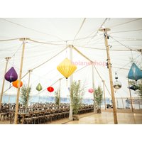 Set Von 2 Großen Deckenlampen | 90cm Für Hochzeitszelt - Partydekor Event-Dekoration Heimdeko Gartendekor -Zeltdeko von hoianeshop