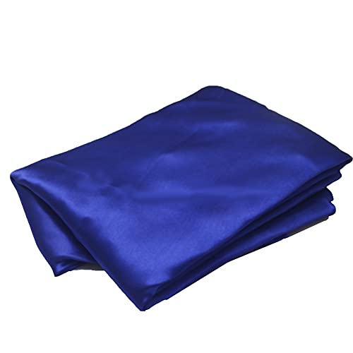 Satin Tischdecke Home Tischdecke Multi-Size Weihnachtsfeier Tischdecke Hochzeitsbankett 145X320CM Royalblue von hokkk