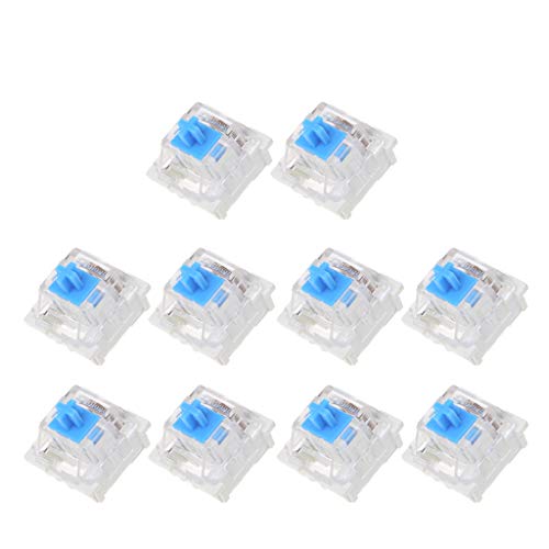 holilest 10Pcs 3 Pin Mechanical Keyboard Switch Blau für Cherry MX Keyboard Tester Kit holilest 10Pcs 3 Pin Mechanical Keyboard Switch Blau für Cherry MX Keyboard Tester Kit von holilest