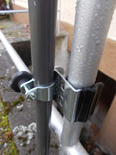 holly Halter - Tisch - Stuhl - Balkon Edelstahl - UNIVERSAL Duo-FUNKTIONSHALTER VE-HO-SC - FÜR SCHIRMSTÖCKE BIS 38 mm Ø an Geländern - Relingen - Brüstungen - runden eckigen Elementen bis 60 mm Ø - holly Halter - Tisch - Stuhl - Balkon Edelstahl - UNIVERSAL Duo-FUNKTIONSHALTER VE-HO-SC - FÜR SCHIRMSTÖCKE BIS 38 mm Ø an Geländern - Relingen - Brüstungen - runden eckigen Elementen bis 60 mm Ø - von holly