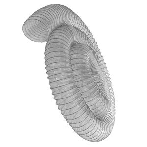 Absaugschlauch transparent D=160 mm L=2,5 m - Zubehör für die Absauganlage von holz-metall