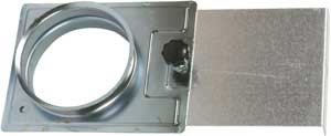 Absperrschieber D=80 mm - Zubehör für die Absauganlage von holz-metall