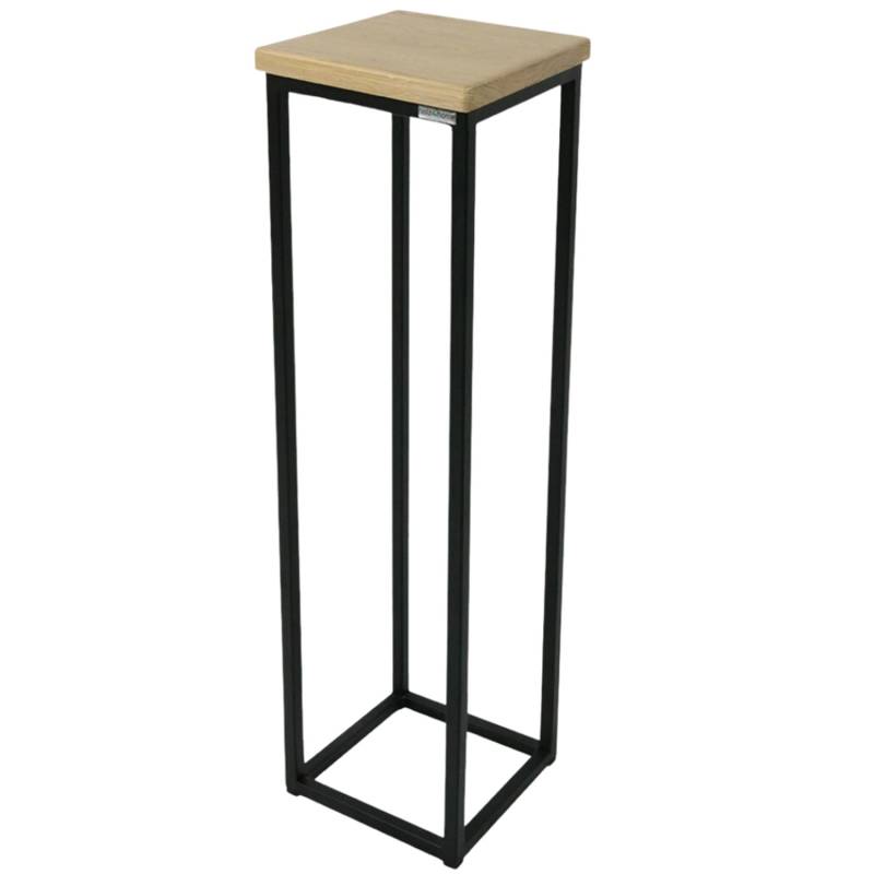 holz4home Blumenständer Dekoständer Eiche Hellgrau Geölt 70 cm von holz4home