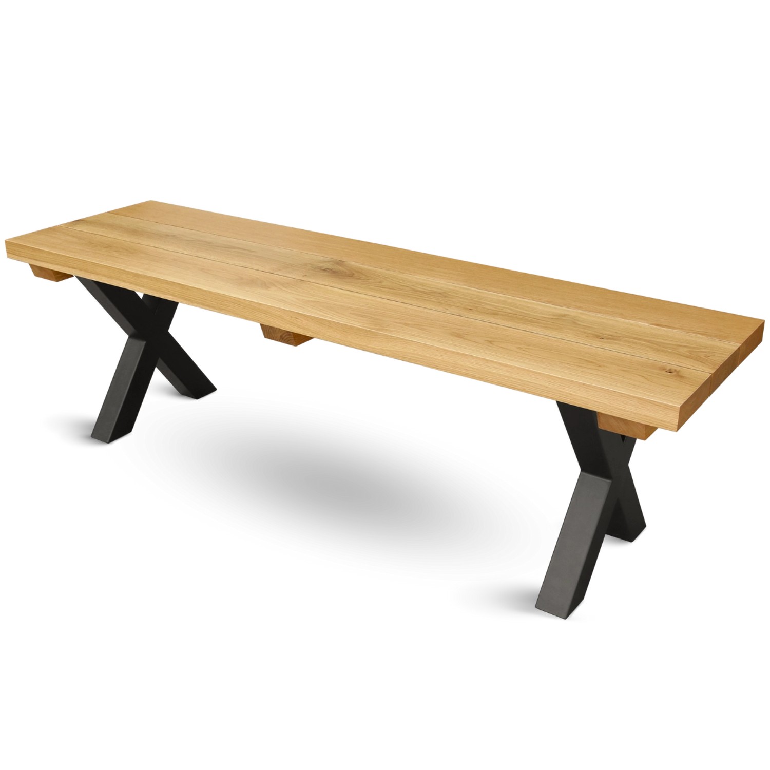 holz4home Eichenbank für Aussenbereich 4 cm Eiche 3 Lamellen holz4home Eichenbank für Aussenbereich 4 cm Eiche 3 Lamellen von holz4home