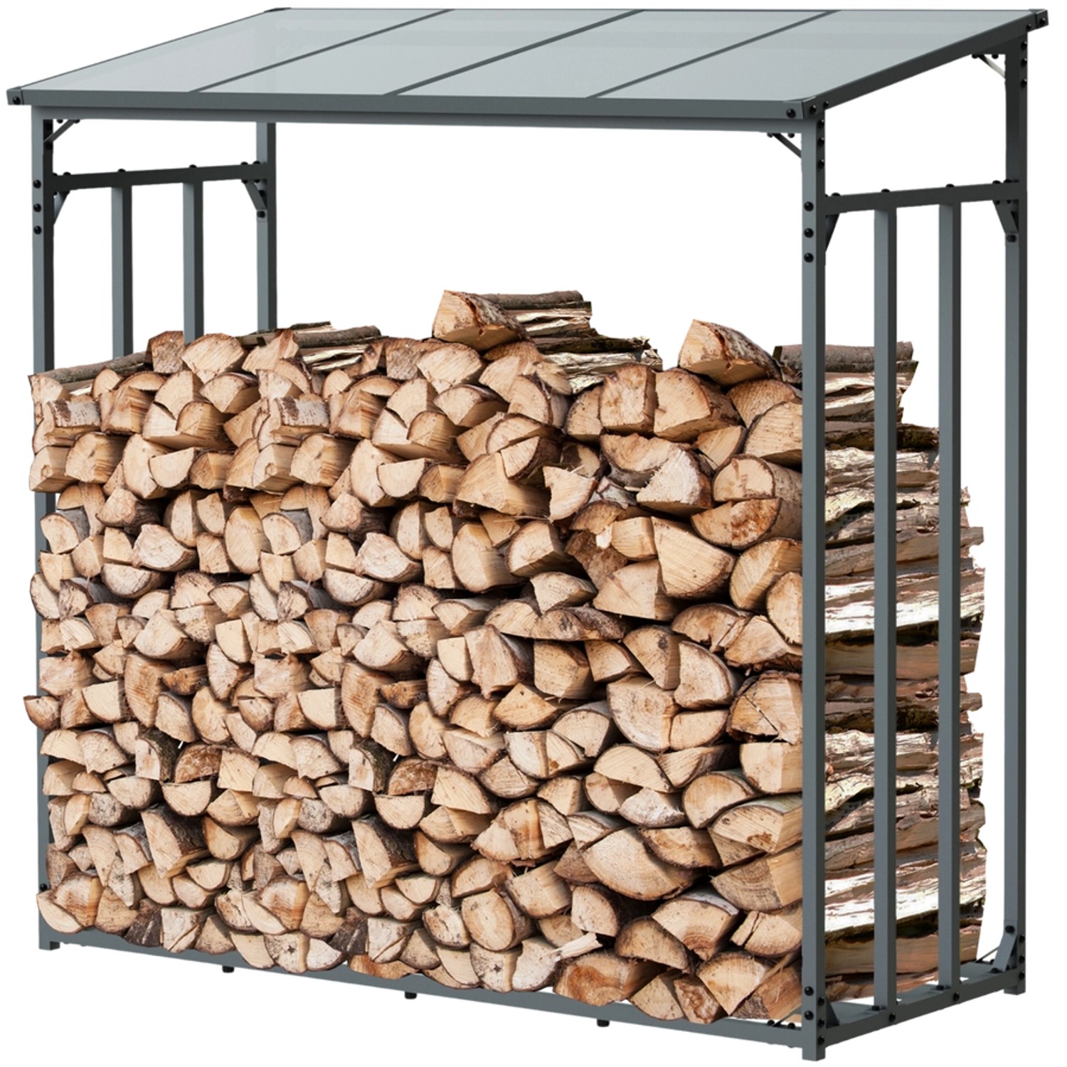 holz4home Kaminholzregal Metall für Außen Anthrazit Pulverbeschichtet Inklusive Ofenhandschuh XL holz4home Kaminholzregal Metall für Außen Anthrazit Pulverbeschichtet Inklusive Ofenhandschuh XL von holz4home