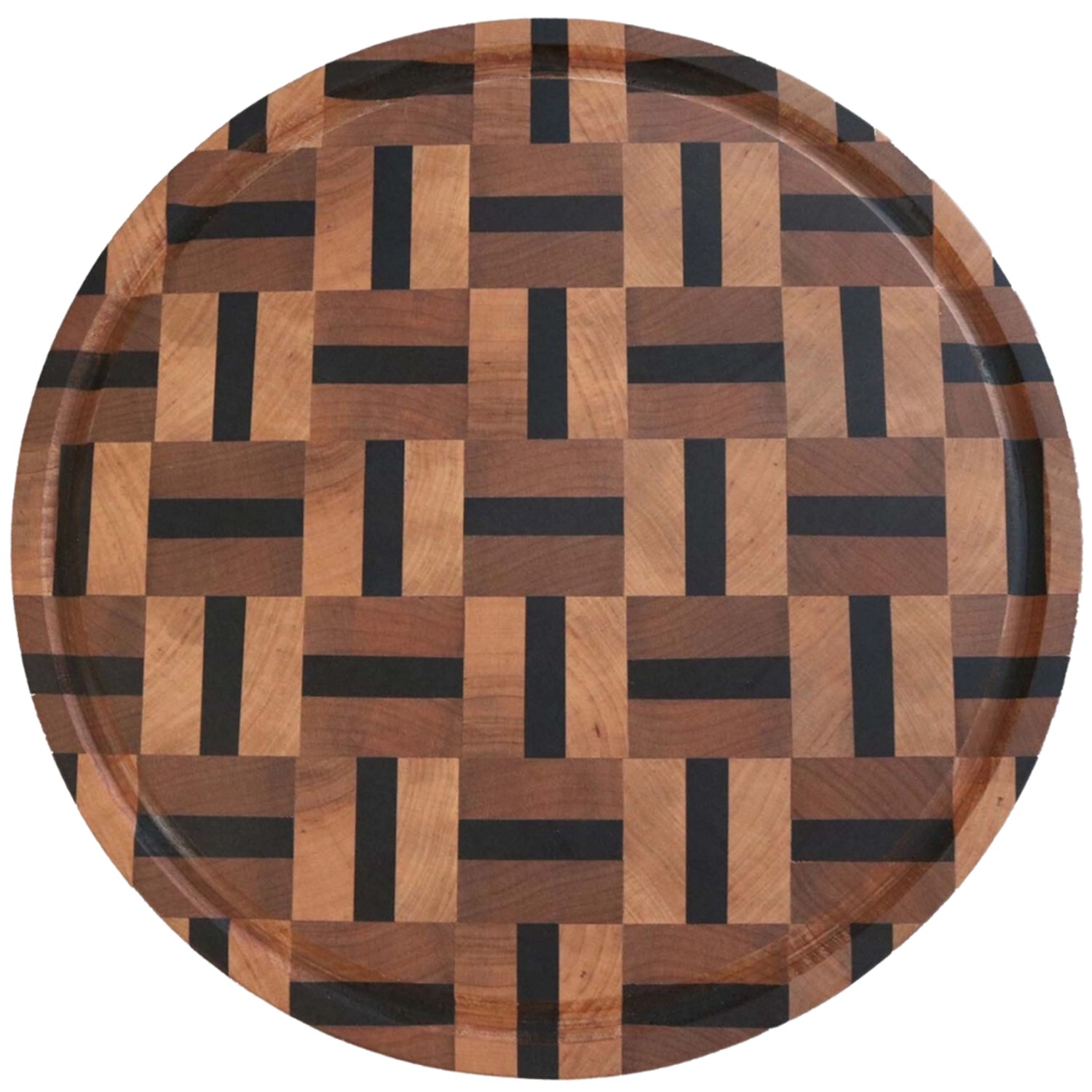 holz4home Schneidebrett Servierbrett Rund aus Birke von holz4home