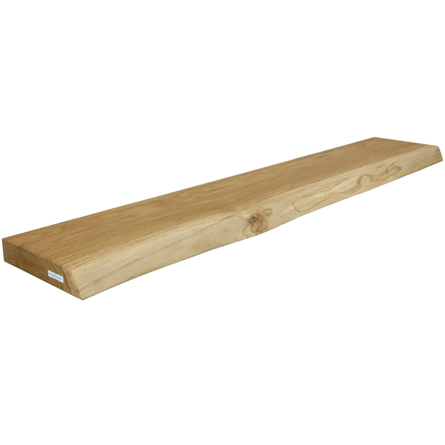 holz4home Schwebendes Wandregal aus Eiche 120cm mit Baumkante Natur holz4home Schwebendes Wandregal aus Eiche 120cm mit Baumkante Natur von holz4home