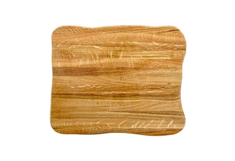 holz4home® Schneidebrett La Madera Steakbrett Top - Eiche hell - 40 x 33 x 4,5cm, Holz, mit "holz4home" Einbrand auf der Oberfläche von holz4home®