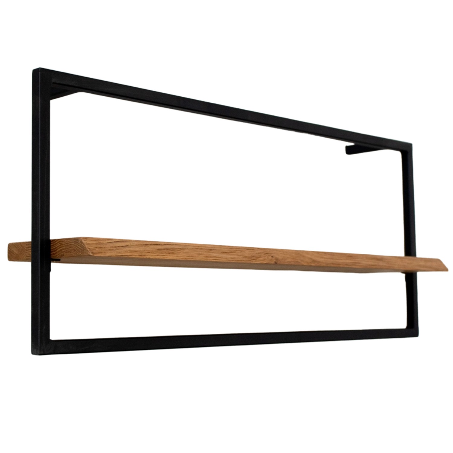 holz4home Wandregal Long in Schwarz Gerahmt von holz4home Natur mit Baumkante holz4home Wandregal Long in Schwarz Gerahmt von holz4home Natur mit Baumkante von holz4home