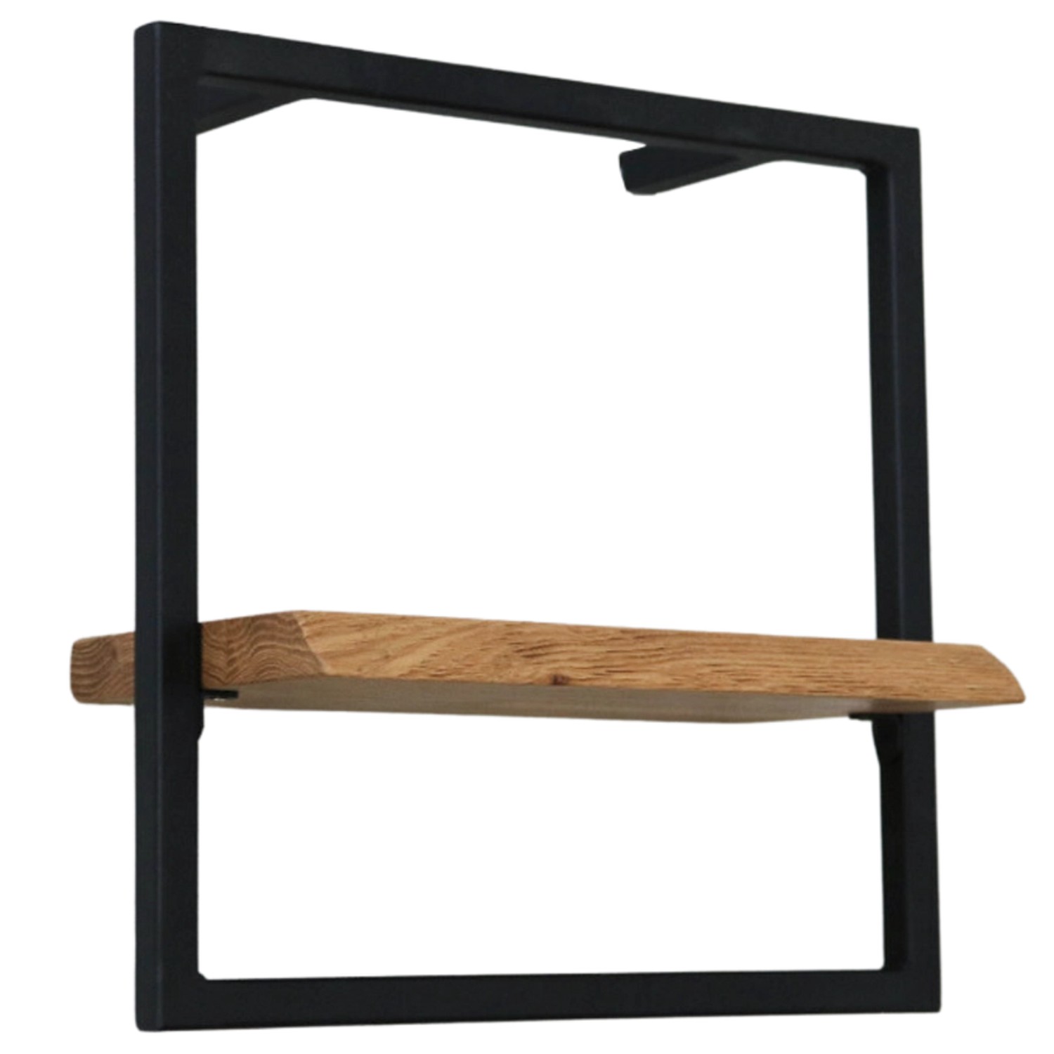 holz4home Wandregal Small Schwarz Gerahmt Industrial Style mit Baumkante Natur holz4home Wandregal Small Schwarz Gerahmt Industrial Style mit Baumkante Natur von holz4home