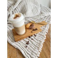 Kaffeetablett Tablett Serviertablett Eichenholz Holz Skandi Hygge von holzkerlundco