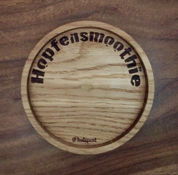 holzpost Untersetzer aus massiver EICHE von holzpost