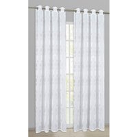 Ösenvorhang Luna silber B/L: ca. 135x245 cm Ösenvorhang Luna silber B/L: ca. 135x245 cm von home Topline