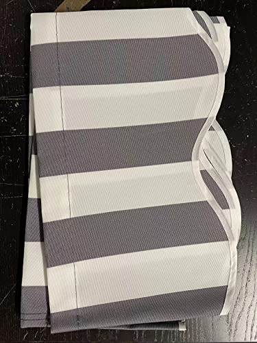 home Trends Markisen Volant Schabracke Markisenbespannung Ersatzstoffe Markisenstoffen Sonnenschutz Polyester fertig genäht mit Umrandung mehr Maß und Diverse Farben(SPD023A, 3) von home Trends