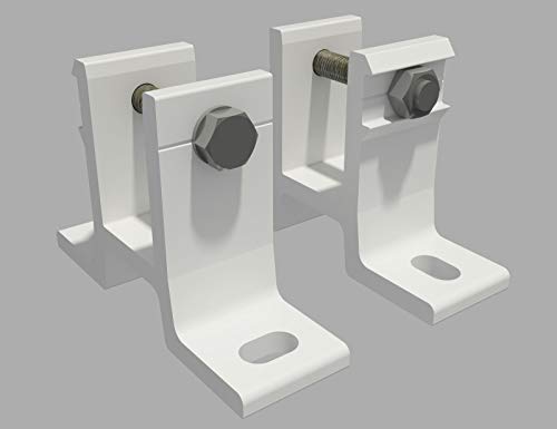 home Trends Markisen Wandkonsole Wandhalterung für Gelenkarm- und Halbkassettenmarkisen SPP058 mit Befestigung (2, 40mm-Weiß) von home Trends