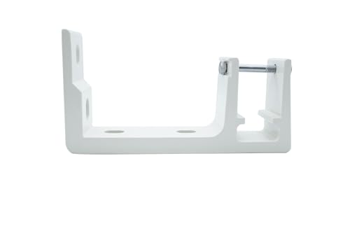 home trends Markisenhalterung Decken- und Wandhalterung mit Befetigungsmaterial Stahl/Aluminium und Weiß/Anthrazit zur Auswahl (1, Dual-Alu-40mm-Weiß) von home trends