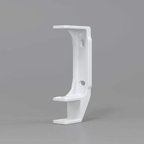 home Trends Markisenhalterung Decken- und Wandhalterung mit Befestigungsmaterial Stahl/Aluminium und Weiß/Anthrazit zur Auswahl (3, Dual-Stahl-35mm-Weiß) von home trends
