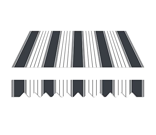 home Trends Markisenstoff 4m Markise mit Volant 4 x 3 m Markisenbespannung ersatzstoff 387 x 300cm Balkon Markise wasserabweisend & Sonnenschutz Ersatz Markisentuch P3001 home Trends Markisenstoff 4m Markise mit Volant 4 x 3 m Markisenbespannung ersatzstoff 387 x 300cm Balkon Markise wasserabweisend & Sonnenschutz Ersatz Markisentuch P3001 von home Trends