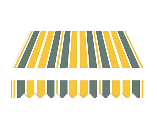 home Trends Markisenstoff Markise mit Volant 5 X 3.5 m Markisenbespannung ersatzstoff 487 x 350 cm Balkon Markise wasserabweisend & Sonnenschutz Ersatz Markisentuch P3002 home Trends Markisenstoff Markise mit Volant 5 X 3.5 m Markisenbespannung ersatzstoff 487 x 350 cm Balkon Markise wasserabweisend & Sonnenschutz Ersatz Markisentuch P3002 von home Trends