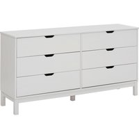 Home affaire Kommode "Post", massives Kiefernholz, mit vielen Stauraummöglichkeiten, Breite 150 cm von home affaire