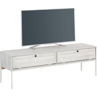 Home affaire Lowboard "Freya" Kommode mit 2 Klappen, Metallgriffen, aus Massivholz, Breite 140 cm von home affaire