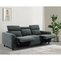 Home affaire 3-Sitzer "SKAANE in Cord, Sofa mit manueller u. elektrischer Relaxfunktion", Relax-Funktion in 2 Sitzen, Kopfteilverstellung, Federkernpolsterung von home affaire